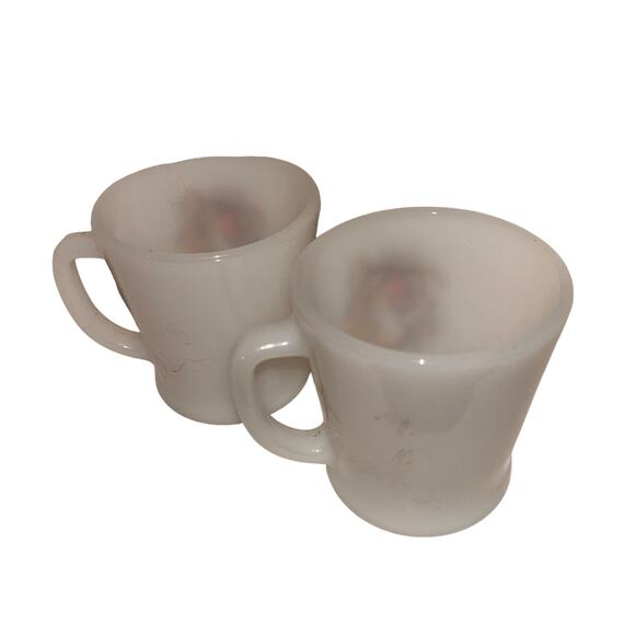 Fire King Tony The Tiger Pair of Mugs Anchor Hocking Made in USA Vintage - Picture 3 of 8